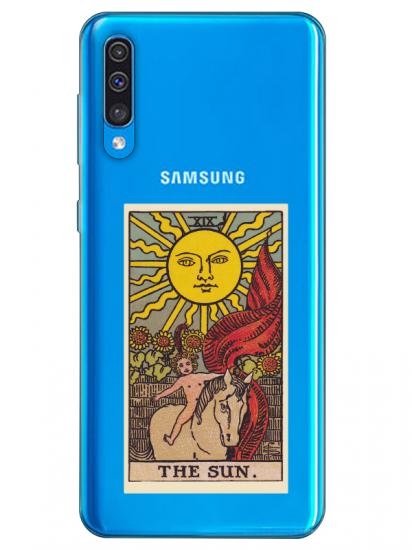 Samsung A50 The Sun Şeffaf Telefon Kılıfı