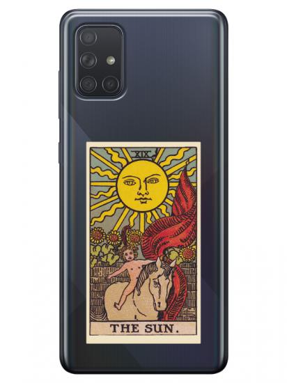 Samsung A51 The Sun Şeffaf Telefon Kılıfı