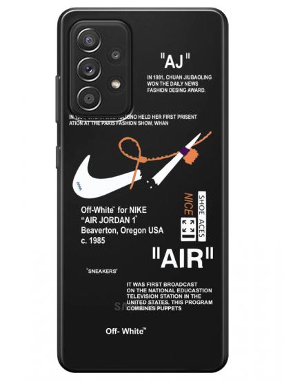 Samsung A52 Nike Air Şeffaf Telefon Kılıfı