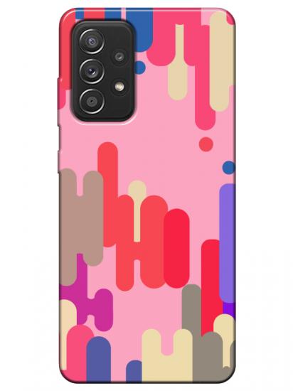 Samsung A52 Pop Art Pembe Telefon Kılıfı