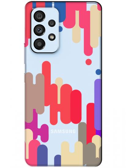 Samsung A53 Pop Art Şeffaf Telefon Kılıfı