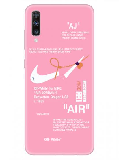 Samsung A70 Nike Air Pembe Telefon Kılıfı