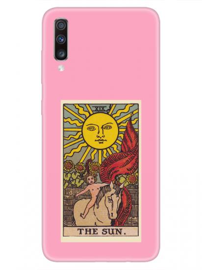 Samsung A70 The Sun Pembe Telefon Kılıfı