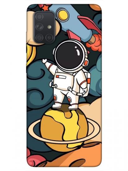 Samsung A71 Astronot Telefon Kılıfı