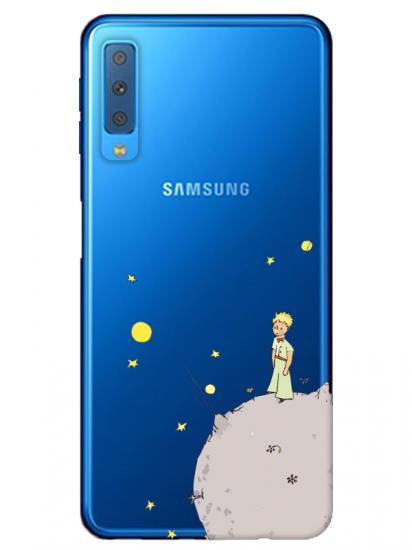 Samsung A7 2018 Küçük Prens Şeffaf Telefon Kılıfı