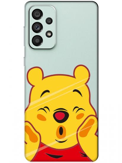 Samsung A73 Winnie The Pooh Şeffaf Telefon Kılıfı