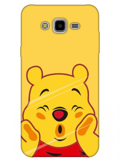 Samsung J7 Winnie The Pooh Sarı Telefon Kılıfı