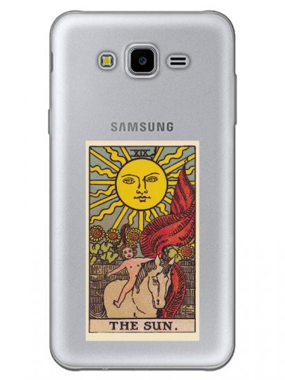 Samsung J7 The Sun Şeffaf Telefon Kılıfı