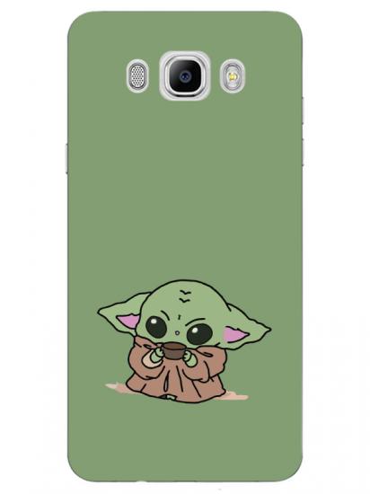 Samsung J7 2016 Baby Yoda Yeşil Telefon Kılıfı