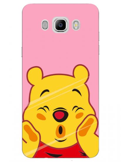 Samsung J7 2016 Winnie The Pooh Pembe Telefon Kılıfı