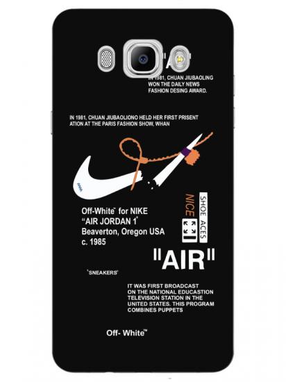 Samsung J7 2016 Nike Air Siyah Telefon Kılıfı