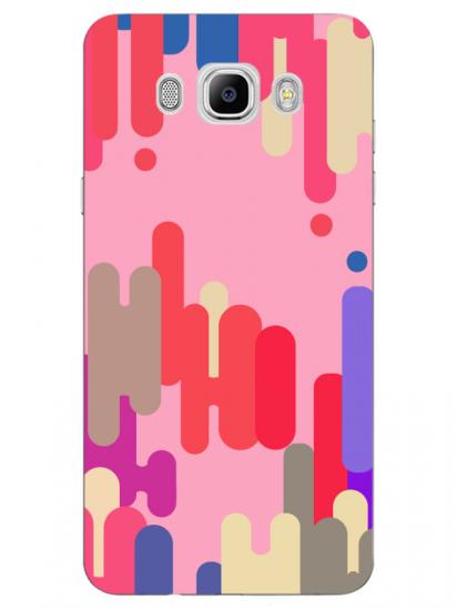 Samsung J7 2016 Pop Art Pembe Telefon Kılıfı