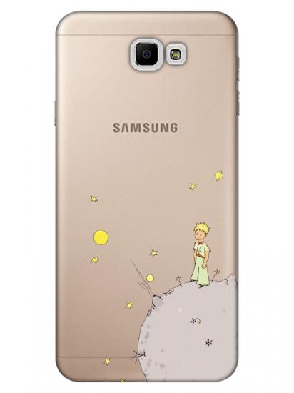 Samsung J7 Prime Küçük Prens Şeffaf Telefon Kılıfı