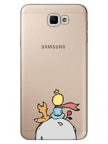 Samsung J7 Prime Küçük Prens Şeffaf Telefon Kılıfı