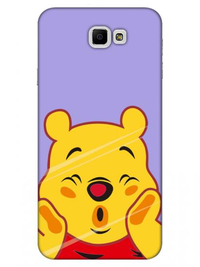 Samsung J7 Prime Winnie The Pooh Lila Telefon Kılıfı