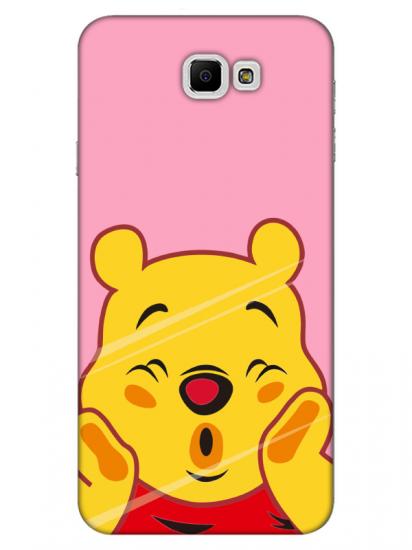 Samsung J7 Prime Winnie The Pooh Pembe Telefon Kılıfı