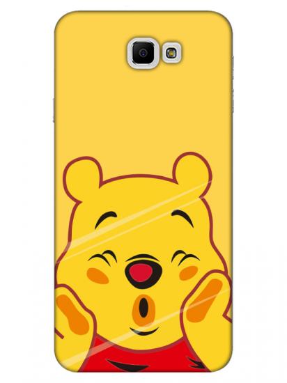 Samsung J7 Prime Winnie The Pooh Sarı Telefon Kılıfı