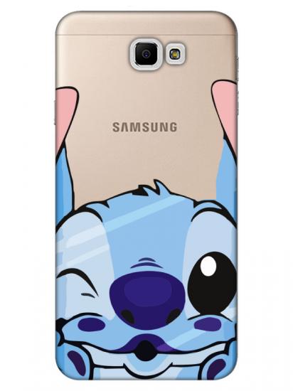 Samsung J7 Prime Stitch Şeffaf Telefon Kılıfı