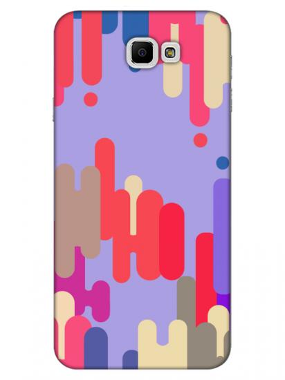 Samsung J7 Prime Pop Art Lila Telefon Kılıfı