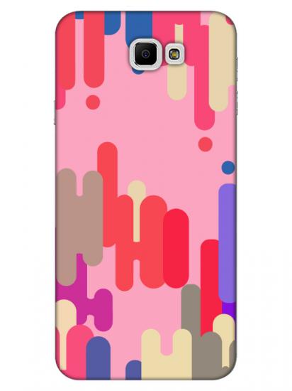 Samsung J7 Prime Pop Art Pembe Telefon Kılıfı