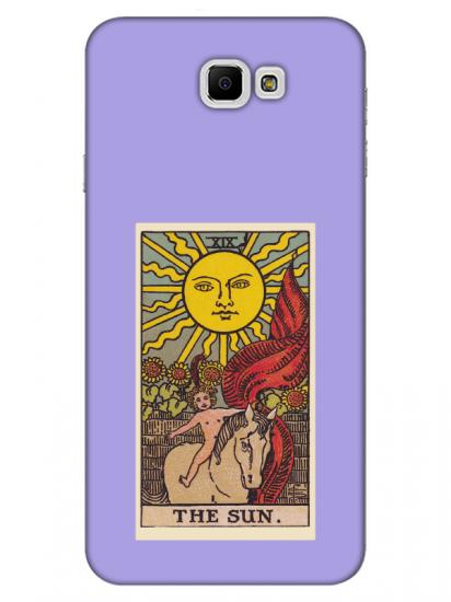 Samsung J7 Prime The Sun Lila Telefon Kılıfı