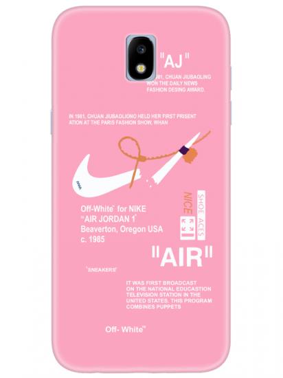 Samsung J7 Pro Nike Air Pembe Telefon Kılıfı