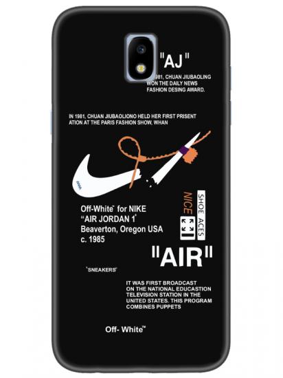 Samsung J7 Pro Nike Air Siyah Telefon Kılıfı