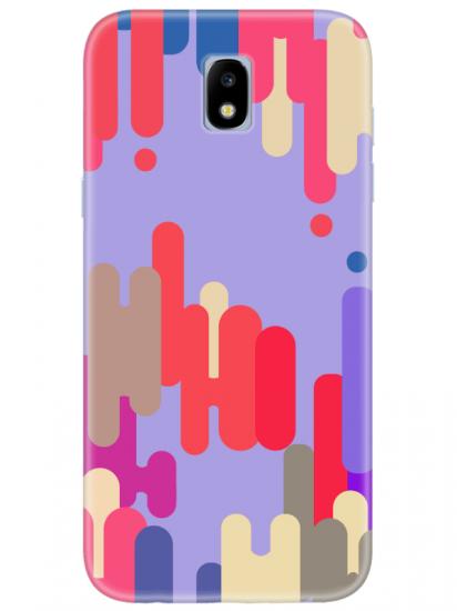 Samsung J7 Pro Pop Art Lila Telefon Kılıfı