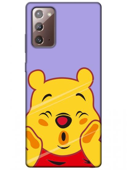 Samsung Note 20 Winnie The Pooh Lila Telefon Kılıfı