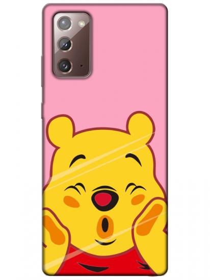 Samsung Note 20 Winnie The Pooh Pembe Telefon Kılıfı