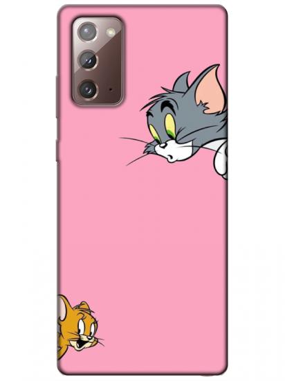 Samsung Note 20 Tom And Jerry Pembe Telefon Kılıfı