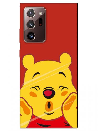 Samsung Note 20 Ultra Winnie The Pooh Kırmızı Telefon Kılıfı