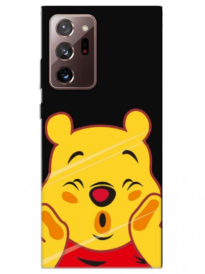 Samsung Note 20 Ultra Winnie The Pooh Siyah Telefon Kılıfı