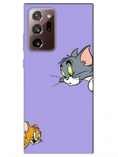 Samsung Note 20 Ultra Tom And Jerry Lila Telefon Kılıfı