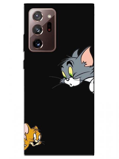 Samsung Note 20 Ultra Tom And Jerry Siyah Telefon Kılıfı