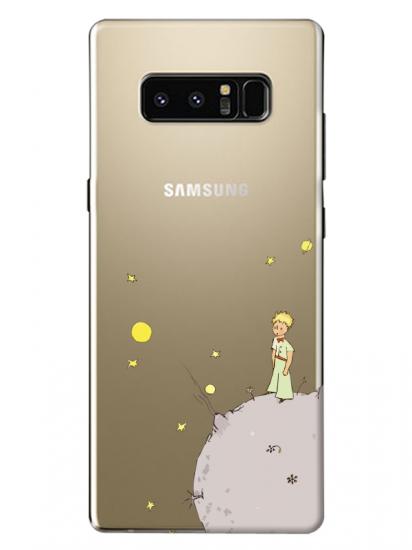 Samsung Note 8 Küçük Prens Şeffaf Telefon Kılıfı