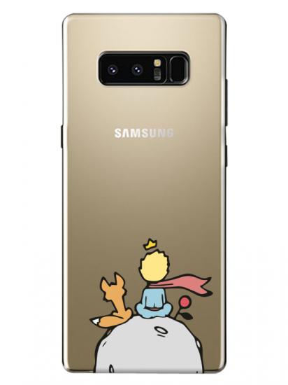 Samsung Note 8 Küçük Prens Şeffaf Telefon Kılıfı