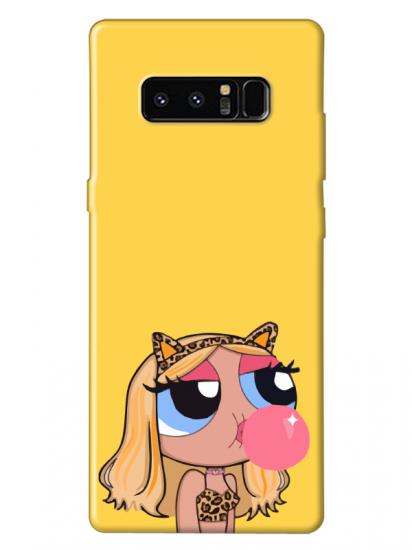 Samsung Note 8 Powerpuff Girls Sarı Telefon Kılıfı