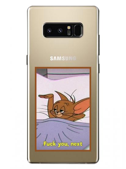 Samsung Note 8 Jerry Şeffaf Telefon Kılıfı