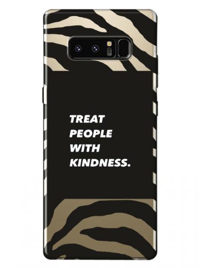 Samsung Note 8 Zebra Motto Şeffaf Telefon Kılıfı