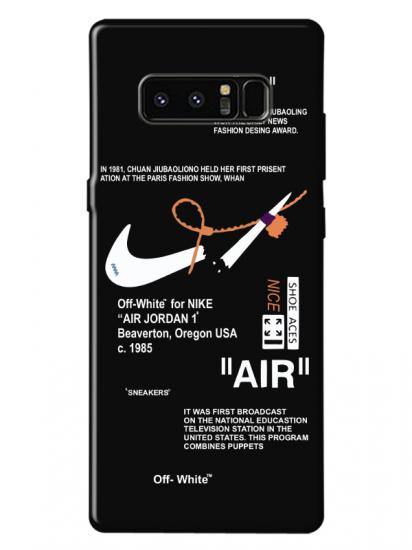 Samsung Note 8 Nike Air Siyah Telefon Kılıfı