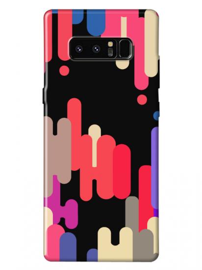 Samsung Note 8 Pop Art Siyah Telefon Kılıfı