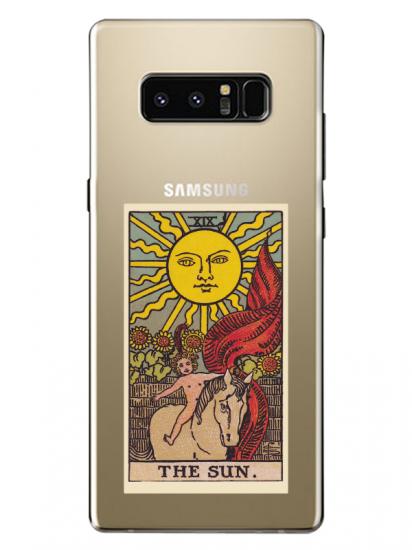 Samsung Note 8 The Sun Şeffaf Telefon Kılıfı