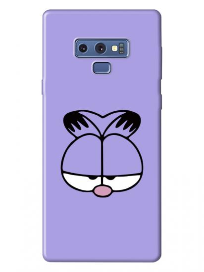 Samsung Note 9 Garfield Lila Telefon Kılıfı