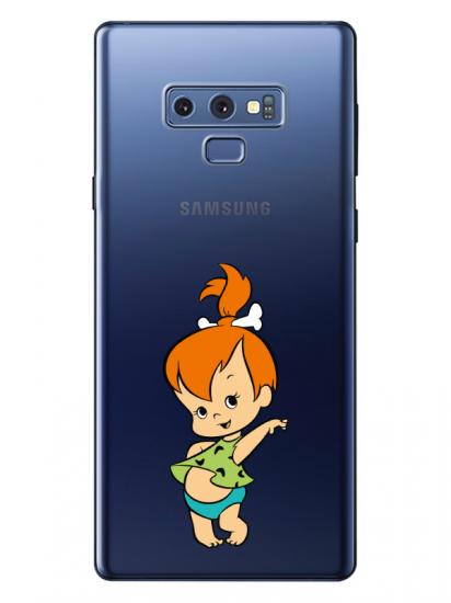 Samsung Note 9 Taş Devri Kız Bebek Şeffaf Telefon Kılıfı