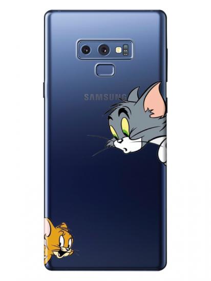 Samsung Note 9 Tom And Jerry Şeffaf Telefon Kılıfı