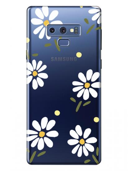 Samsung Note 9 Papatya Şeffaf Telefon Kılıfı