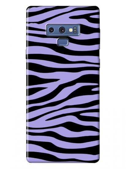 Samsung Note 9 Zebra Desen Lila Telefon Kılıfı