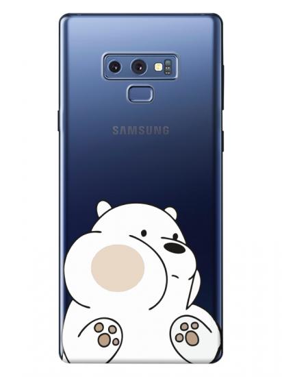 Samsung Note 9 Panda Şeffaf Telefon Kılıfı