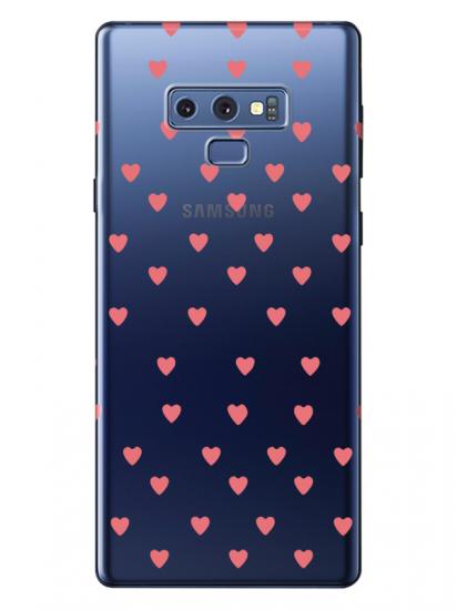 Samsung Note 9 Minik Kalpler Şeffaf Telefon Kılıfı